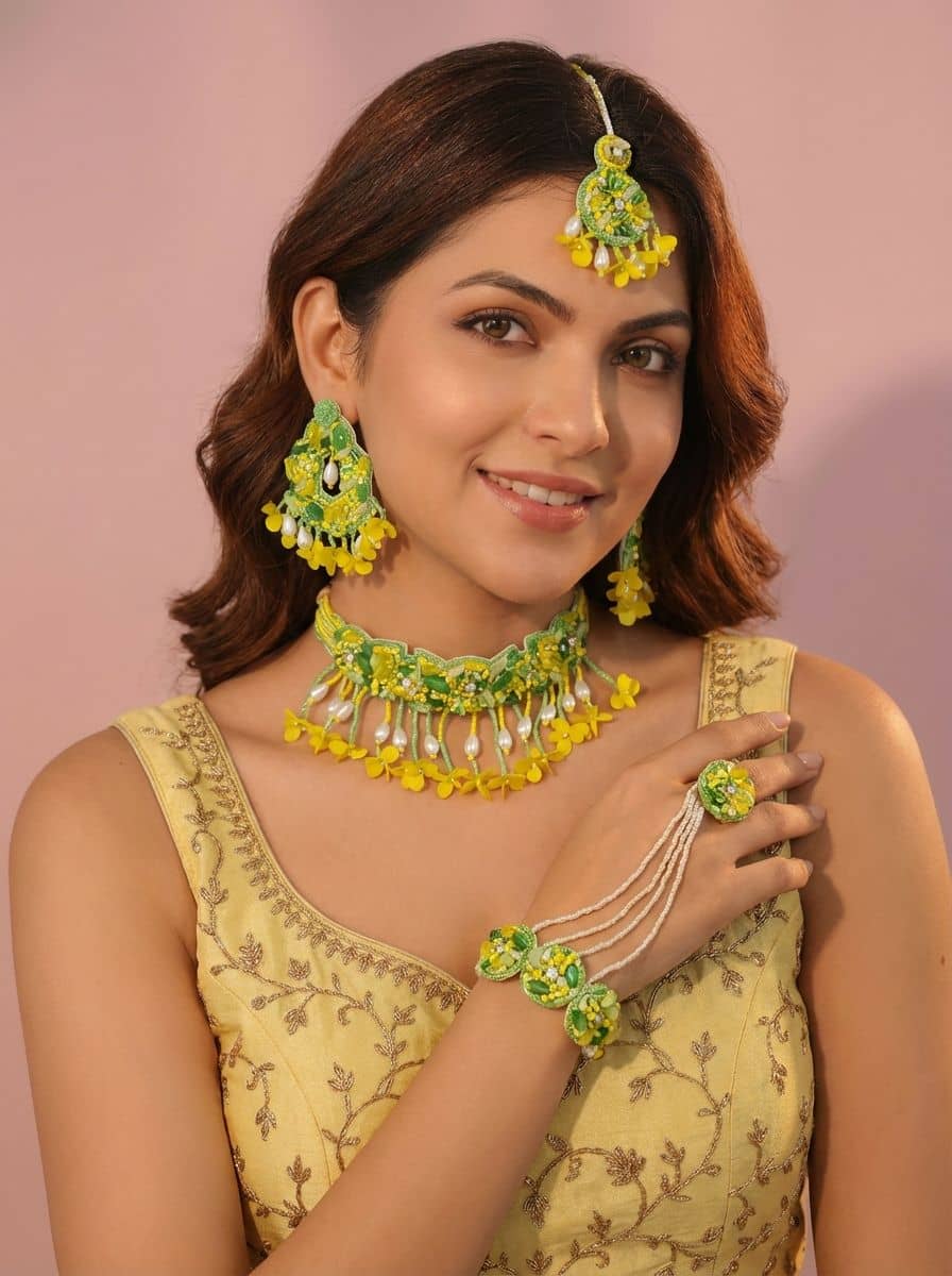 Haldi Jewellery Sets
